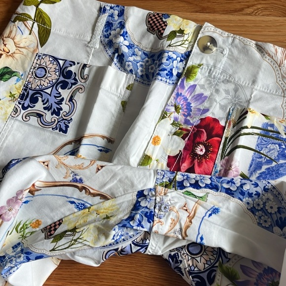 Anthropologie The Colette Cropped Wide-Leg Pants Size 33 NWT - Picture 7 of 16